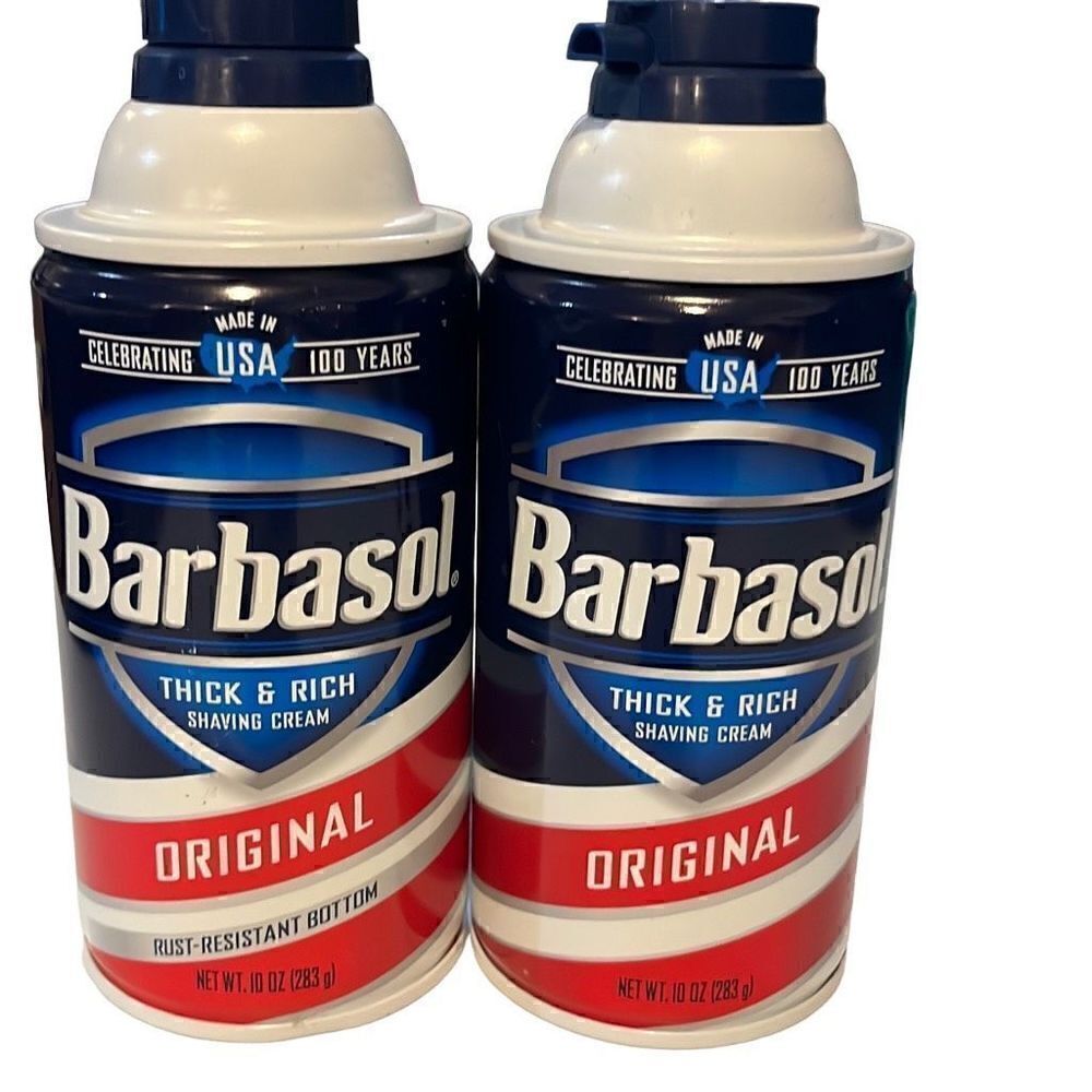 Barbasol Original Thick & Rich Shaving Cream for Men 10 Oz ( Pack of 2)
